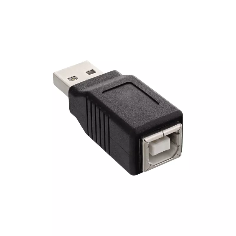USB 2.0 Adapter Type A male / Type B female InLine 33443