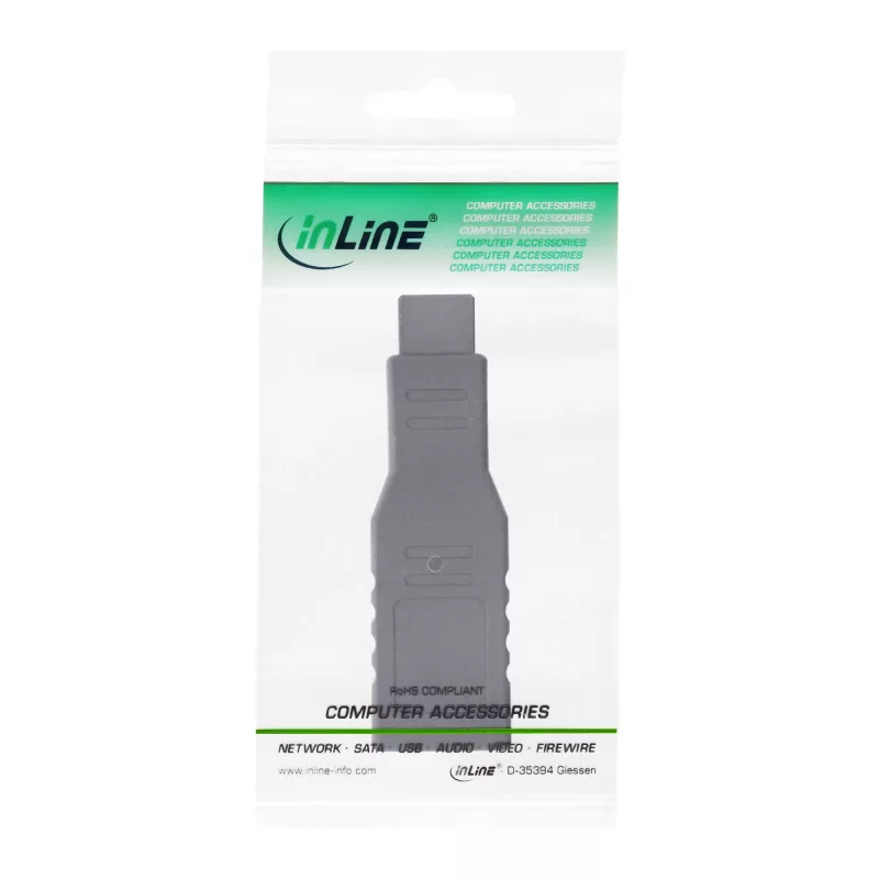 InLine FireWire 400 / 800 1394b Adapter 6 to 9 Pin female / male