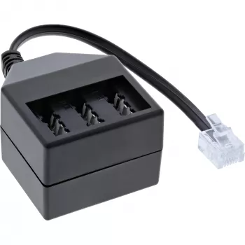 InLine TAE German Adapter Cable RJ11 6P4C male to TAE NFN female 69942A