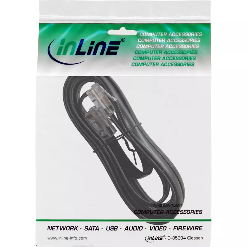 ISDN Cable RJ45 male / male 8P8C 3m InLine 68813A