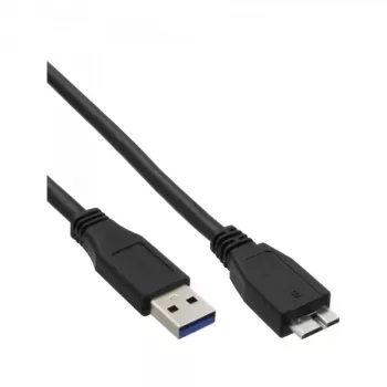InLine USB 3.2 Gen.1 Cable Type A male / Micro B male, black, 3m