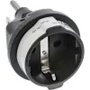 Travel adapter InLine 16705 USA US male to type F female
