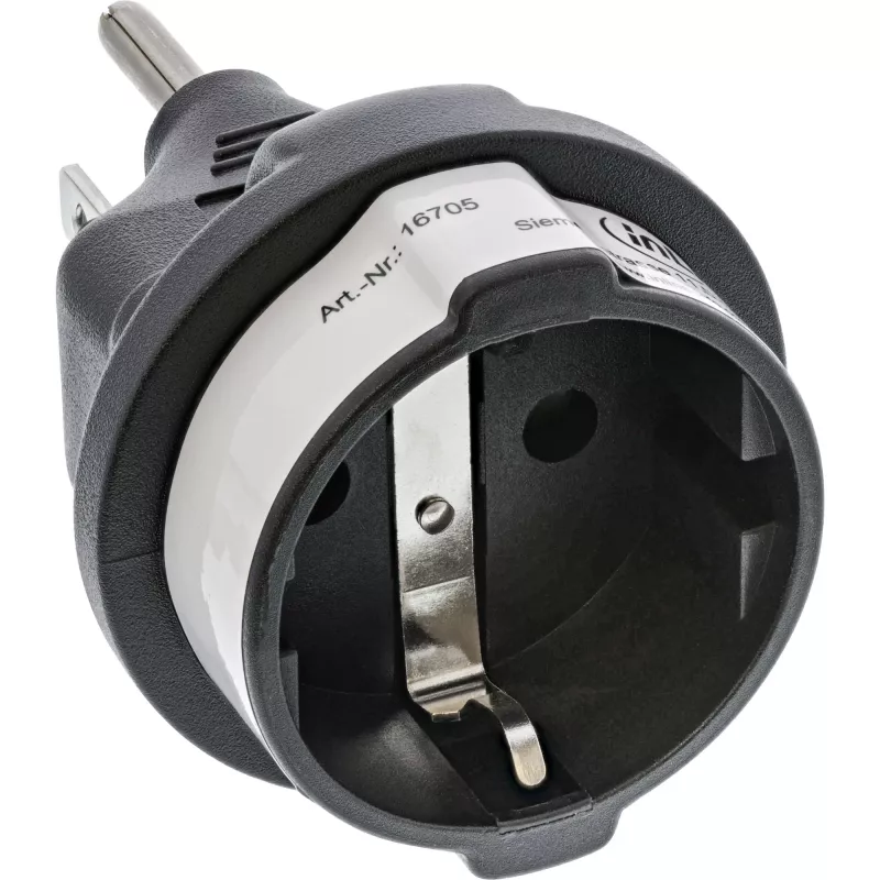 Travel adapter InLine 16705 USA US male to type F female