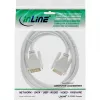 InLine DVI-D Cable 24+1 male / male DVI Dual Link white/gold 3m