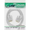 InLine DVI-D Cable 24+1 male / male DVI Dual Link white/gold 2m