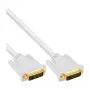 InLine DVI-D Cable 24+1 male / male DVI Dual Link white/gold 2m