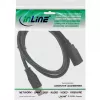 InLine USB 3.2 Gen.1 Cable Type A male / Type B female, black, 1.5m
