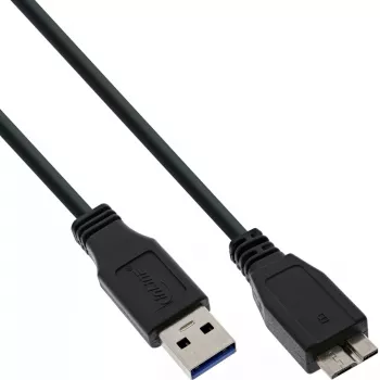 Microconnect USB3.0AB5MICRO USB cable USB 3.2 Gen 1 (3.1 Gen 1) 5 m USB A Micro-USB B Black