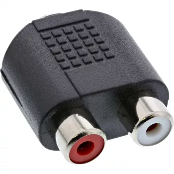 Audio Adapter 3.5mm jack female Stereo / 2x RCA female InLine 99346