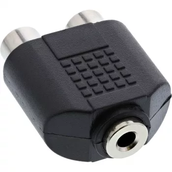 Audio Adapter 3.5mm jack female Stereo / 2x RCA female InLine 99346