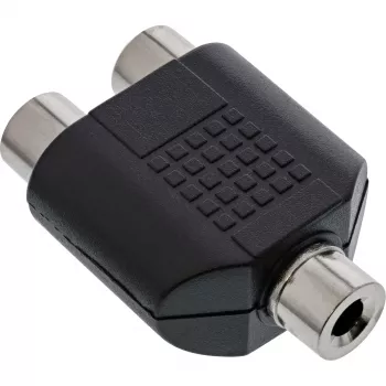 Audio Adapter 3.5mm jack female mono / 2x RCA female InLine 99338