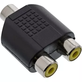 Audio Adapter 3.5mm jack female mono / 2x RCA female InLine 99338