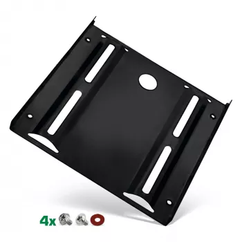 InLine HDD/SSD mounting frame, 2.5 inch to 3.5 inch, with screws, black