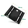 InLine HDD/SSD mounting frame, 2.5 inch to 3.5 inch, with screws, black