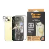 PanzerGlass 3-in-1 Pack iPhone 15 Plus Shock Resistant Tempered Glass