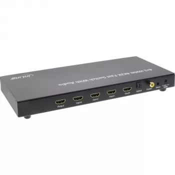InLine 4×1 HDMI 4K Switch with Audio