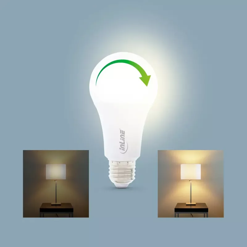 InLine SmartHome LED bulb RGB E27, 900LM