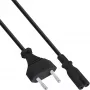 InLine 45pcs. pack Bulk-Pack power cable Type C Euro male to Euro 8 female 3m