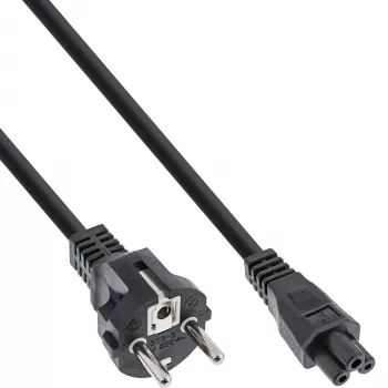 InLine 40pcs. pack Bulk-Pack power cord for notebook, black, 1.8m