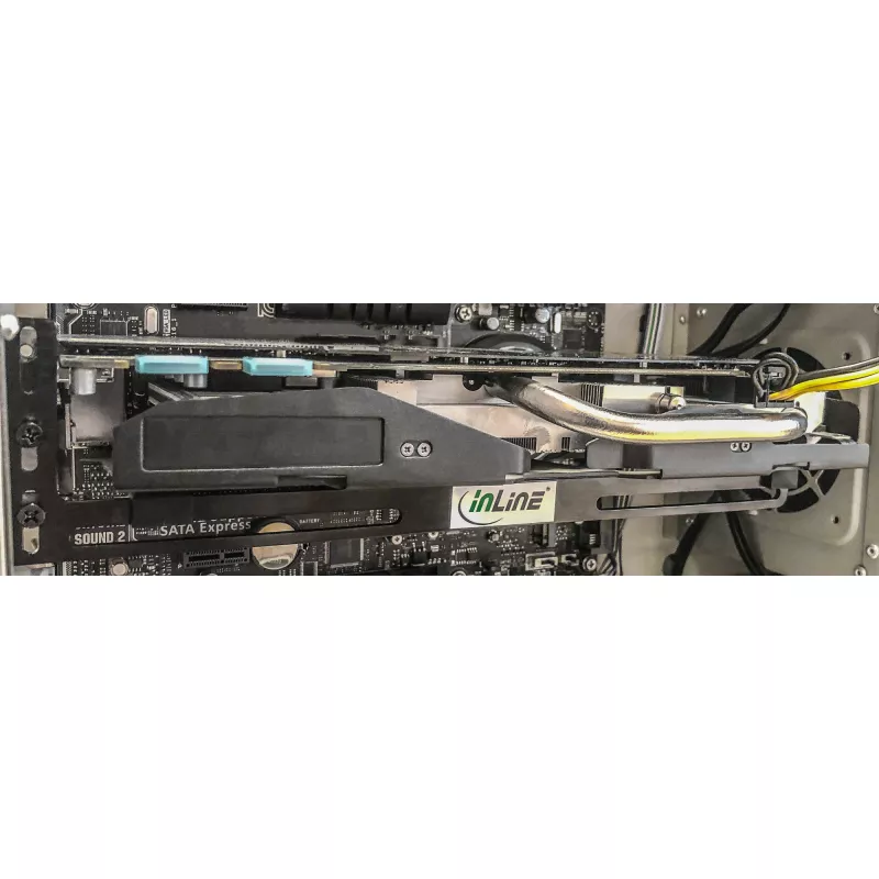 GPU Graphic card brace support holder InLine 59955 black