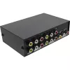InLine AV Switch manual 4-port 3x RCA IN/OUT Composite Black