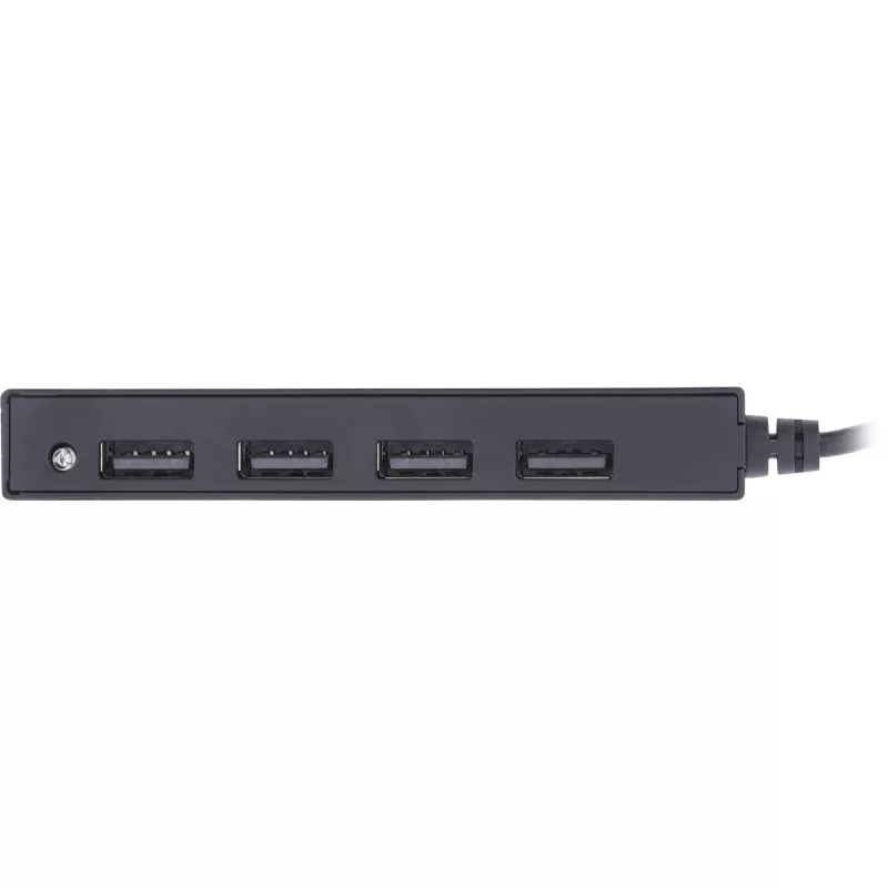InLine USB 2.0 4-Port Hub, USB-A male to 4x USB-A female, cable 15cm