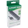 InLine USB 2.0 4-Port Hub, USB-A male to 4x USB-A female, cable 15cm