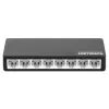 Intellinet 8-Port Fast Ethernet Switch Desktop Size, Plastic, IEEE 802.3az (Energy Efficient Ethernet), Black