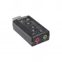 USB Sound Card InLine 33051C with Virtual 7.1 Surround Sound