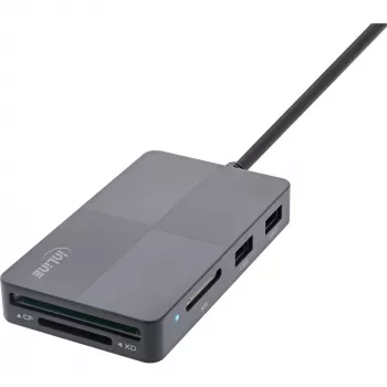 InLine 66772F card reader USB Grey