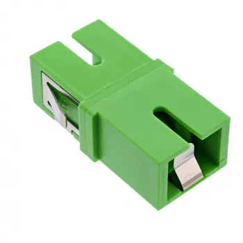Fibre optic adapter InLine 89992G simplex SC/SC SM green