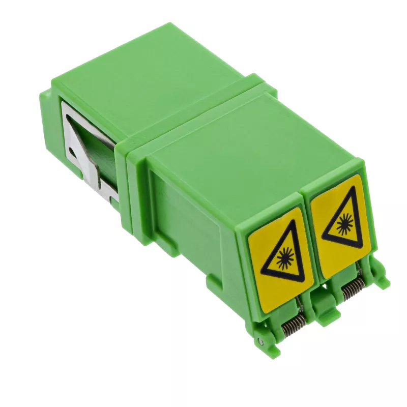 Fiber Optical Adapter InLine 89989O LC/LC SM Female/Female Green