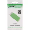 Fiber Optical Adapter InLine 89989O LC/LC SM Female/Female Green