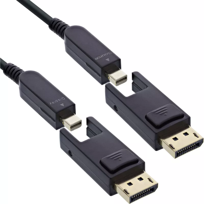 InLine 17210O DisplayPort cable 10 m Mini DisplayPort / DisplayPort Black