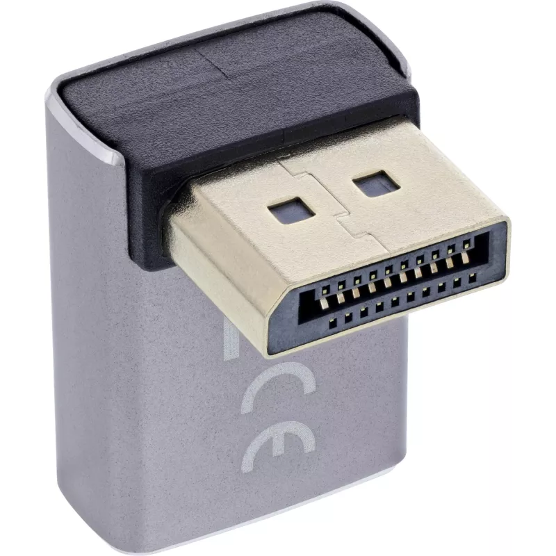 InLine 17291G cable gender changer DisplayPort Grey, Black