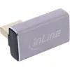 DisplayPort Gender Changer InLine 17291I Grey Black Gold Plated