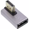 DisplayPort Gender Changer InLine 17291I Grey Black Gold Plated