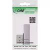 DisplayPort Gender Changer InLine 17291H Grey Black Gold Plated