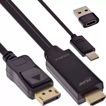 Active video converter InLine 17162I 3840x2160 HDMI to DisplayPort