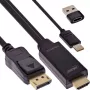 Active video converter InLine 17162I 3840x2160 HDMI to DisplayPort