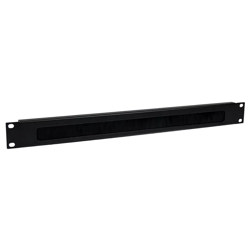StarTech.com 1U High-density Brush Strip Cable Management Panel, Sturdy Steel Horizontal Data Centre Cable Organizer