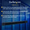 StarTech.com 1U High-density Brush Strip Cable Management Panel, Sturdy Steel Horizontal Data Centre Cable Organizer
