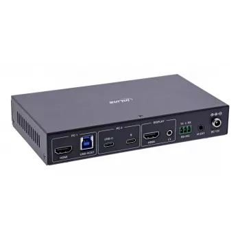 InLine 57885E KVM switch Rack mounting Black