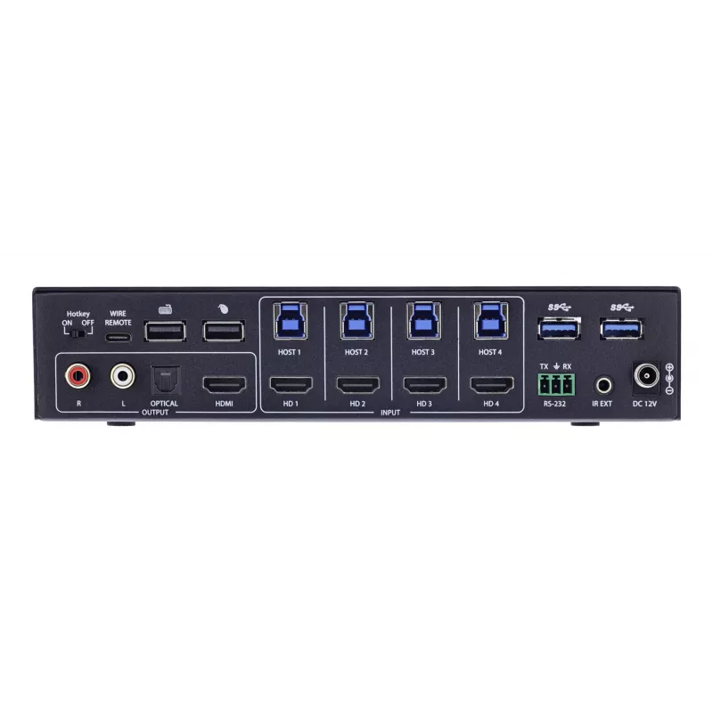 InLine 57885I KVM switch Rack mounting Black