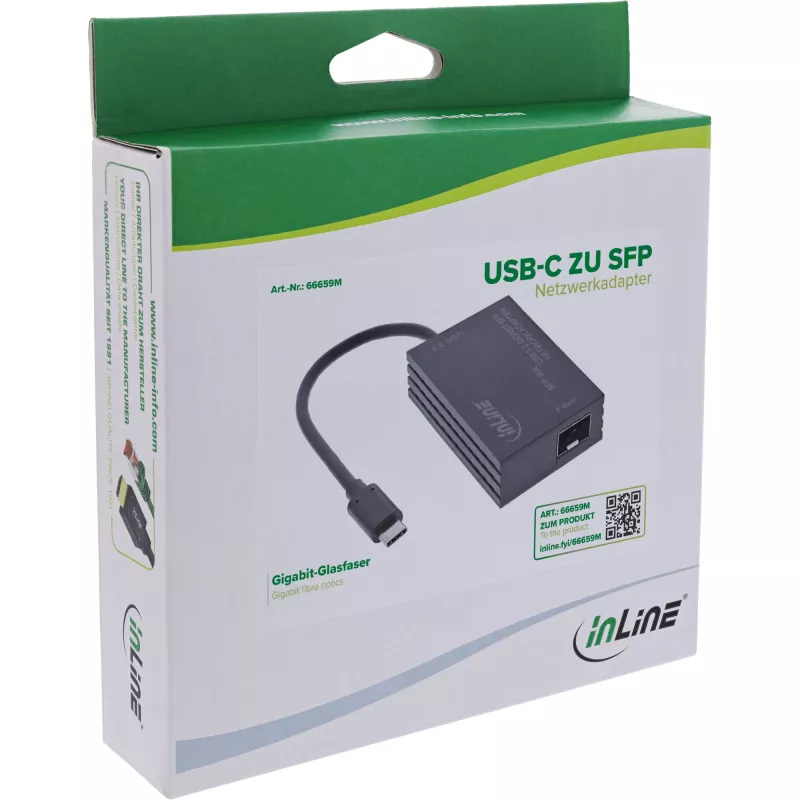 InLine 66659M network card Fiber 1000 Mbit/s