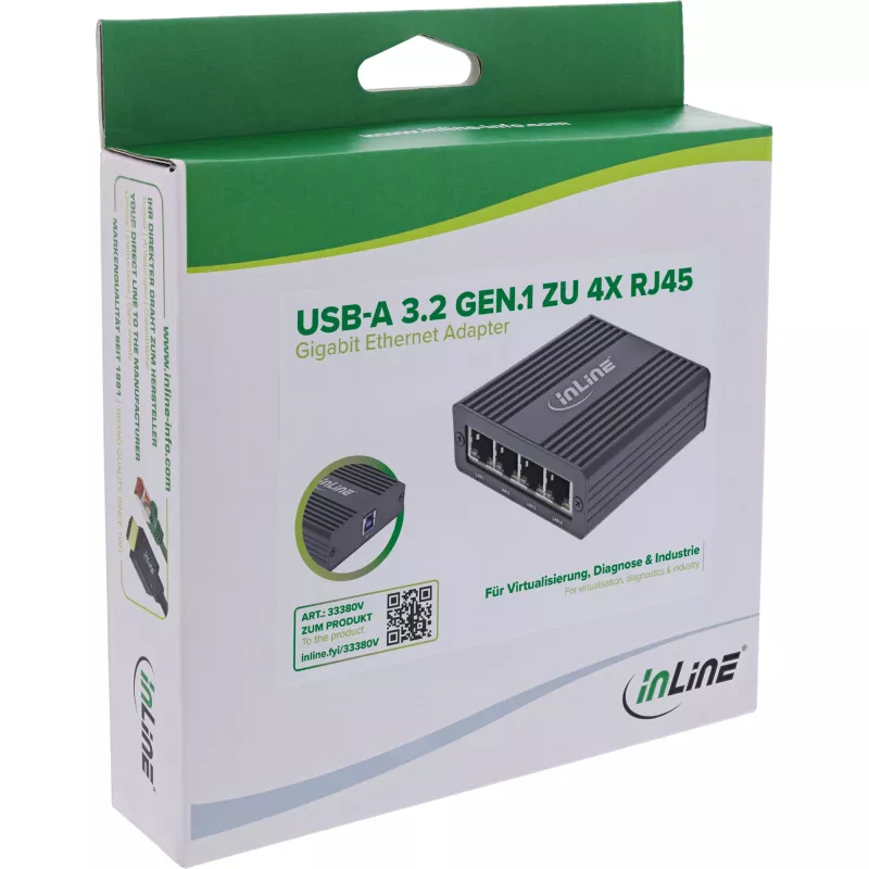 InLine 33380V network card Ethernet 1000 Mbit/s