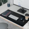 Leitz Large Desk Mat. Product colour: Black, Material: Polyvinyl chloride (PVC). Width: 400 mm, Depth: 800 mm, Height: 2 mm