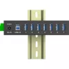 InLine 35396B interface hub USB 3.2 Gen 1 (3.1 Gen 1) Type-B 5000 Mbit/s Black