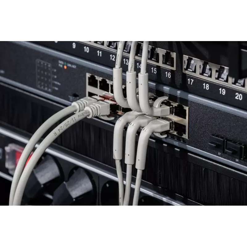 Digitus CAT 6A F-FTP Bendable Patch Cable Copper 3m Gray