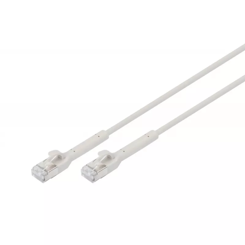 Digitus CAT 6A F-FTP Bendable Patch Cable Copper 1 m Gray